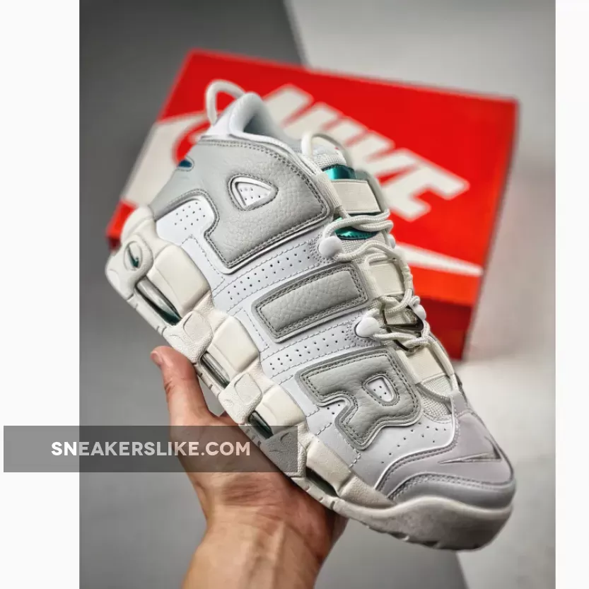 Nike Air More Uptempo Ring Bling DR7854-100 #nike air more uptempo metallic teal