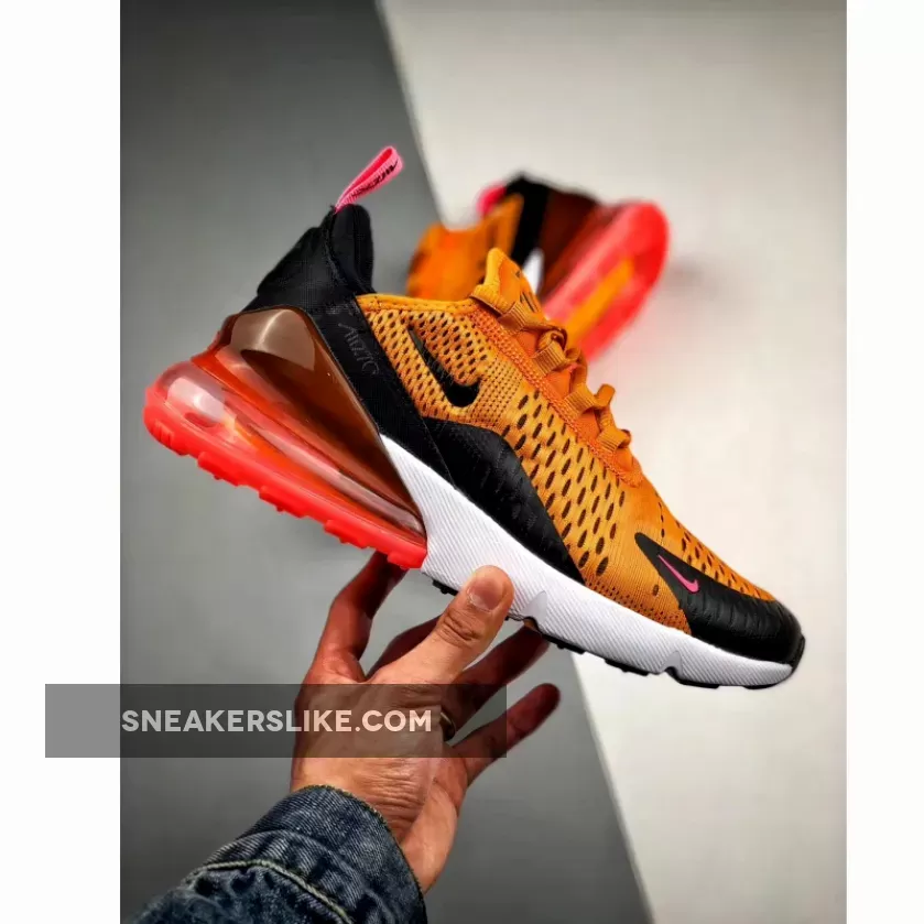 Nike Air Max 270 'Tiger' Orange Black Red / air max 270 red and orange
