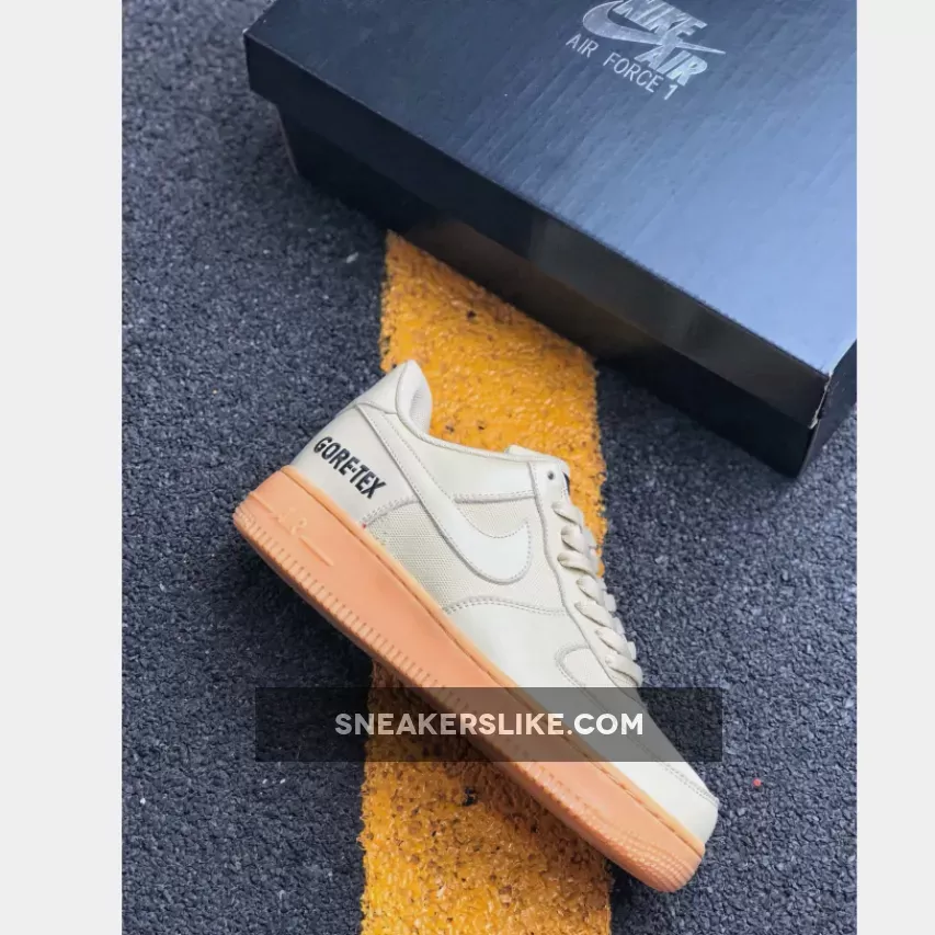 Nike Air Force 1 Low WTR Gore-Tex Team Gold CK2630-700 nike air force one low gore-tex team gold khaki
