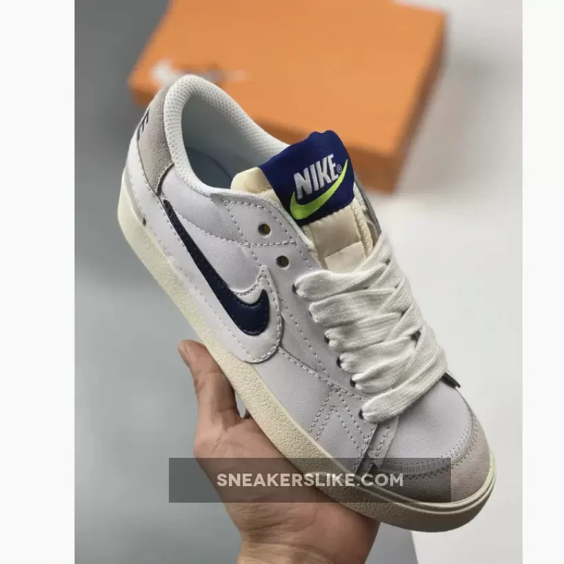 Nike Blazer Low Jumbo White Navy FD0378-121 Online