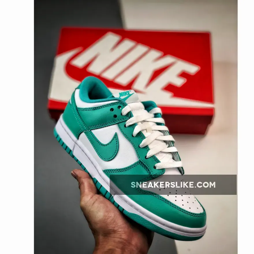 Nike Dunk Low White/Clear Jade DV0833-101 / dunk low clear