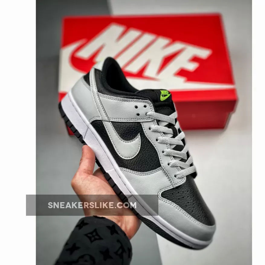 Nike Dunk Low 'Reverse Panda' Black White Volt FD9756-001 / low dunk reverse panda