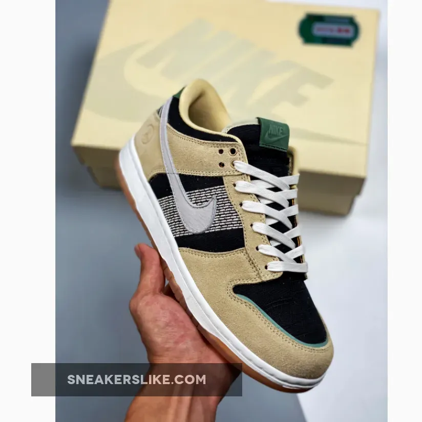 Nike Dunk Low 'Rooted in Peace' Pale Vanilla/Sail-Black-Silver Pine #nike dunk low rooted in peace