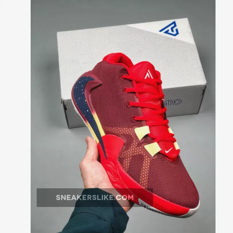 Nike Zoom Freak 1 'All Bros' Noble Red/Blackened Blue-Bright Crimson BQ5422-600 For Sale