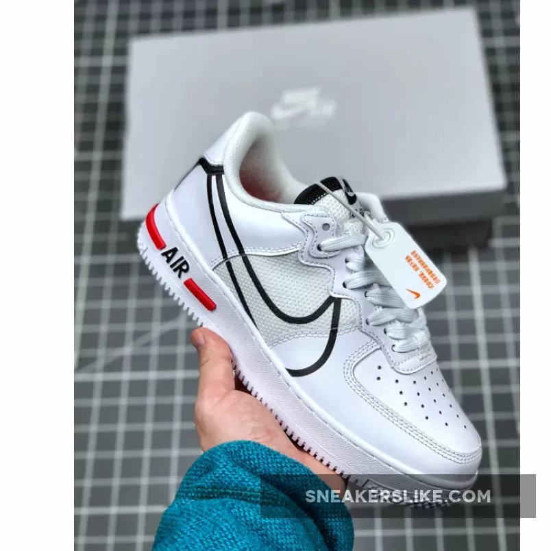 Nike Air Force 1 React D/MS/X White CD4366-100 / nike air force react d/ms/x