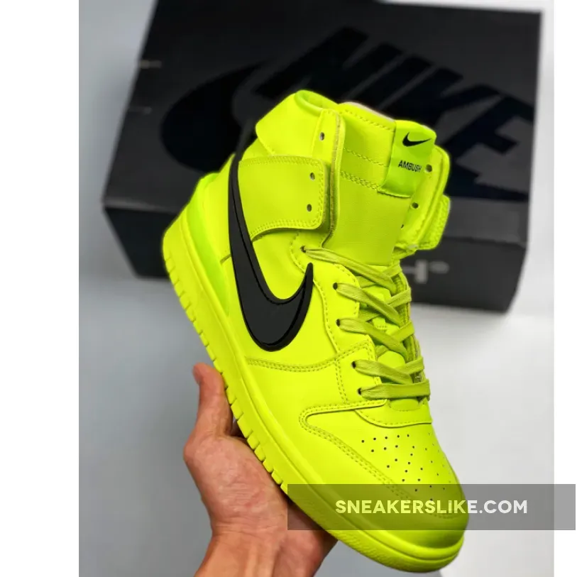 AMBUSH x Nike Dunk High Flash Lime CU7544-300