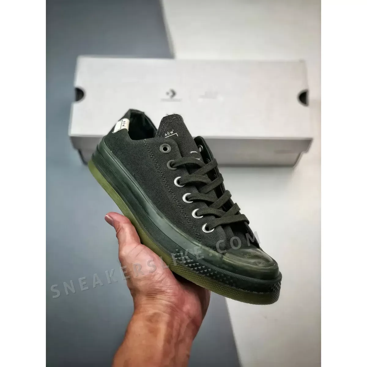 Low Converse / Converse x A-COLD-WALL* Chuck 70 Low Top Deep Pine Green A06688C