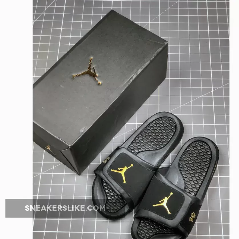Air Jordan Hydro 5 Black Gold Outlet