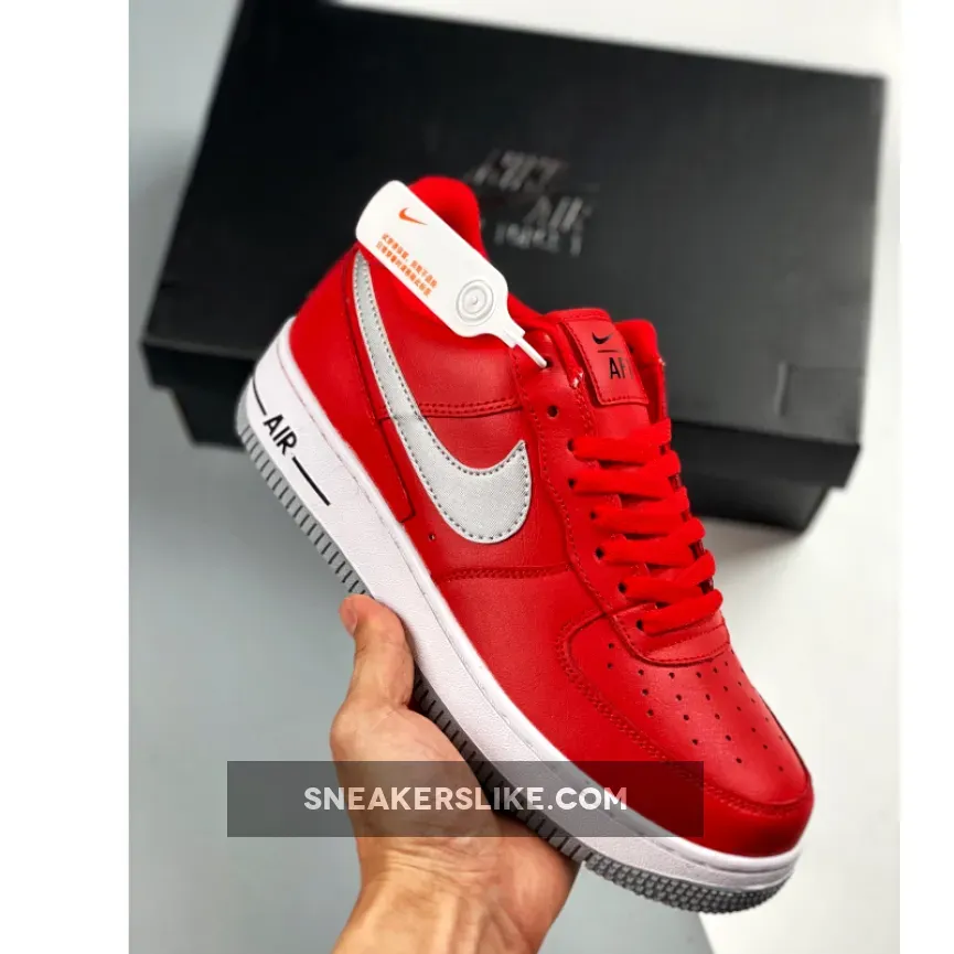 Nike Air Force 1 Low Red Grey DD7113-600 Outlet