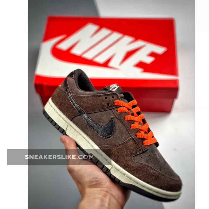 Nike Dunk Low Baroque Brown Orange Nike Team Orange