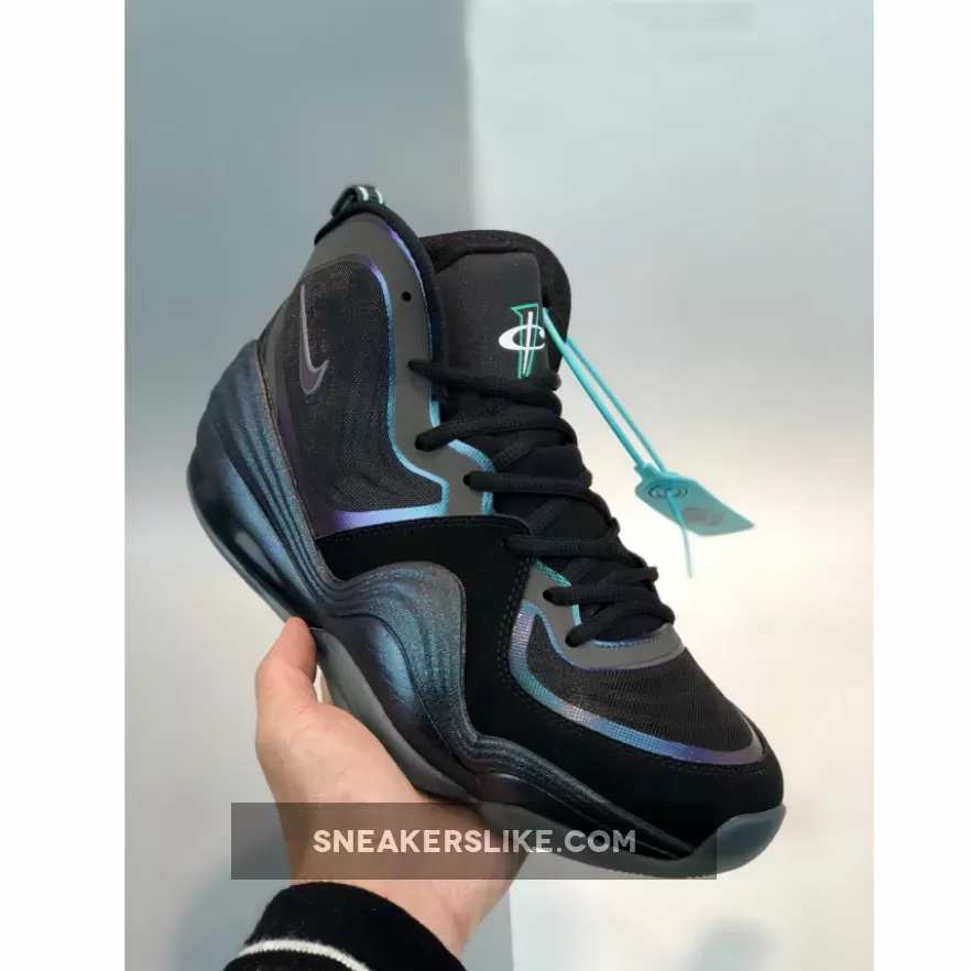 Nike Air Penny 5 'Invisibility Cloak' Black/Atomic Teal-Purple 537331-002 Outlet