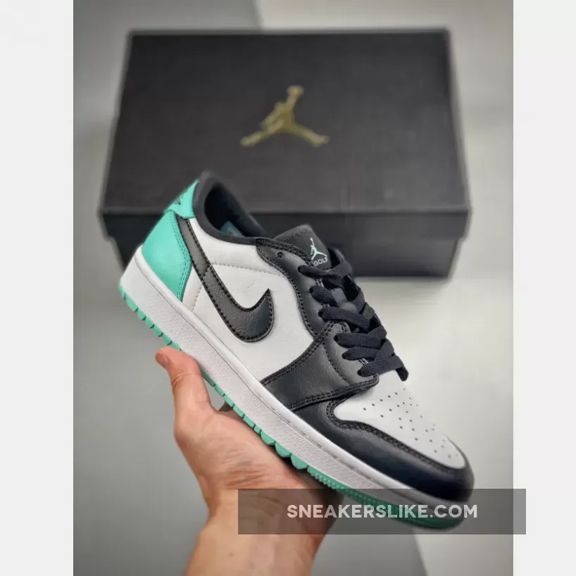Air Jordan 1 Low Golf White Copa Black DD9315-114 Jordan 1 Golf White