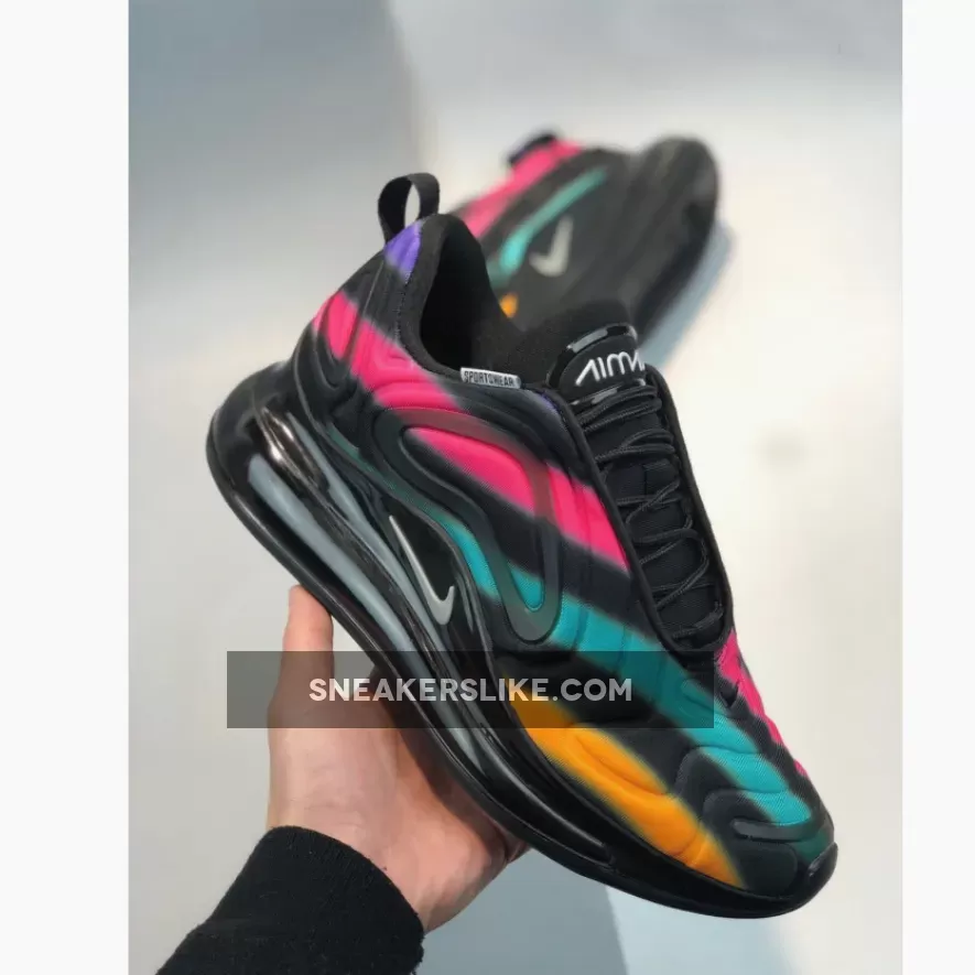 Nike Air Max 720 'Black Multi' AO2924-023 - nike air max 720 gold and black