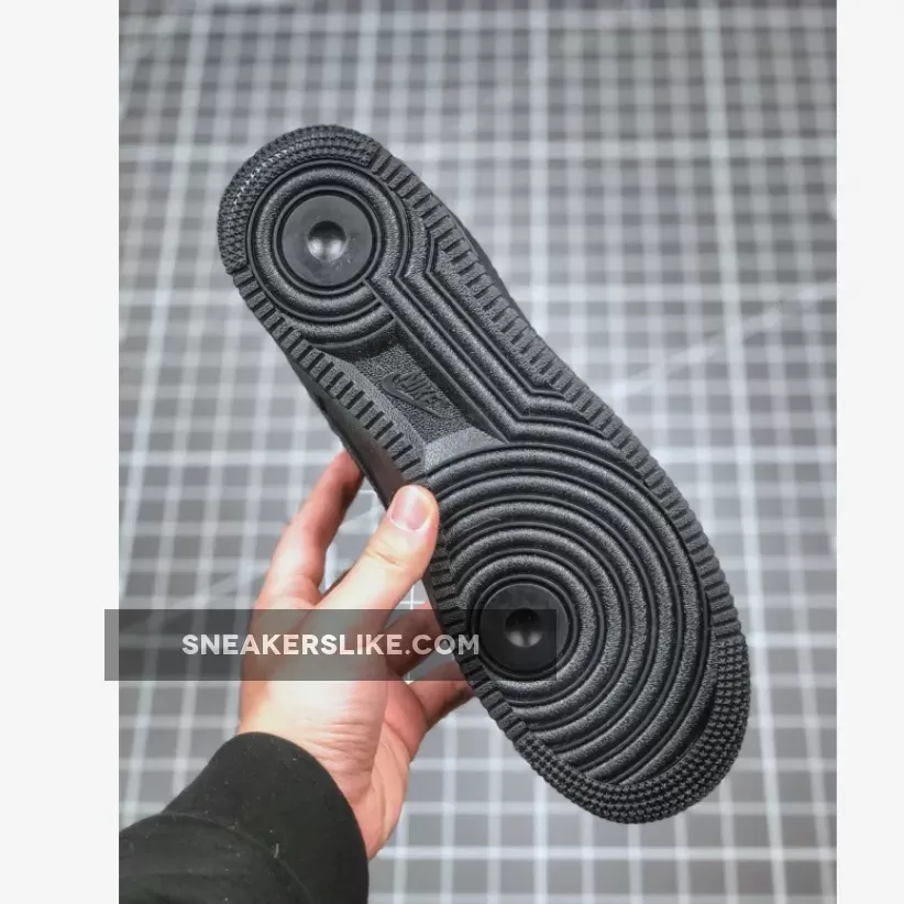 Nike Air Force 1 Low 'Supreme – Mini Box Logo Black' / black supreme air force ones