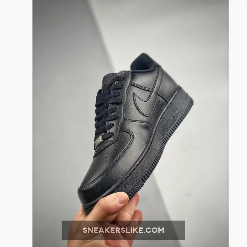 Nike Air Force 1 Low 'Supreme – Mini Box Logo Black' / black supreme air force ones