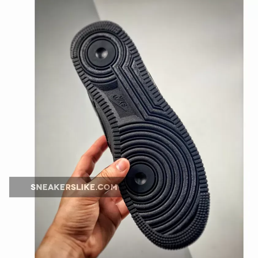Nike Air Force 1 Low 'Supreme – Mini Box Logo Black' / black supreme air force ones