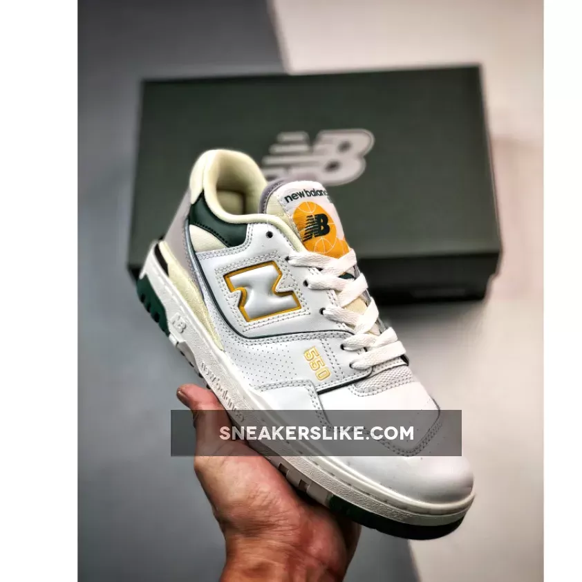 New Balance 550 White/Nightwatch Green nightwatch green new balance 550