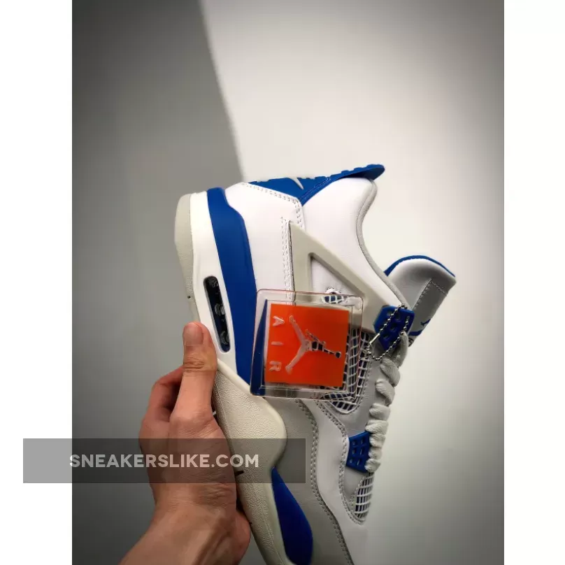 Military Blue Jordan 4 Release Date Air Jordan Retro 4 White/Military Blue-Neutral Grey