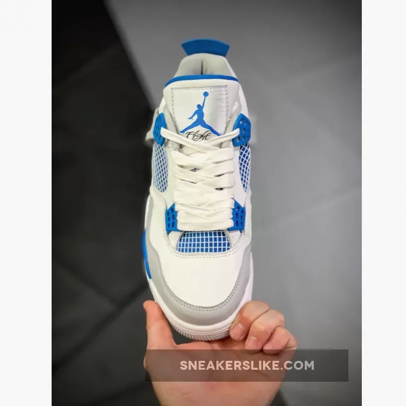 Military Blue Jordan 4 Release Date Air Jordan Retro 4 White/Military Blue-Neutral Grey