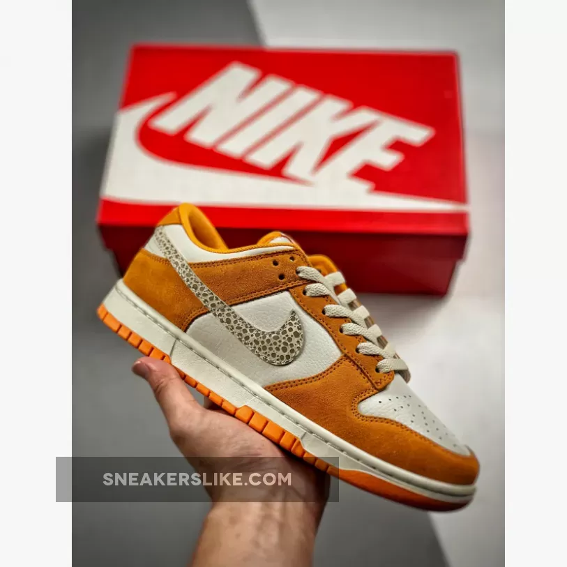 Nike Dunk Low Kumquat/Light Bone/Dark Driftwood DR0156-800 Orange And White Dunks