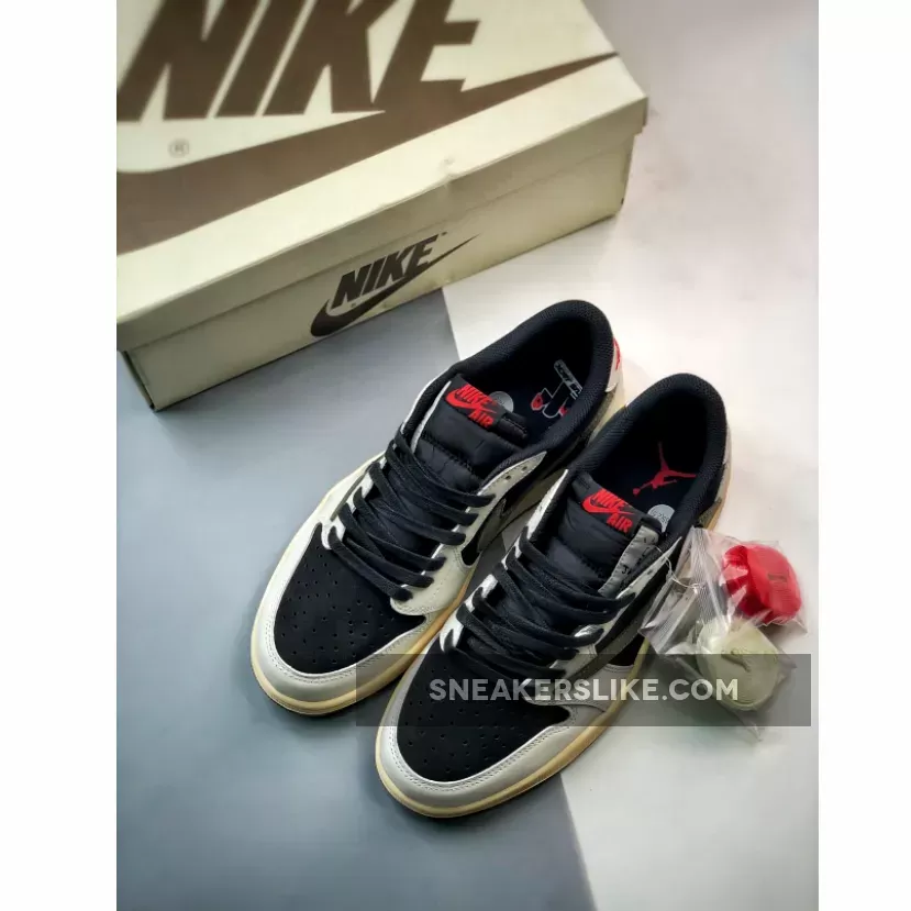 Travis Scott x Air Jordan 1 Low OG Olive DZ4137-106 travis scott jordan 1 lows
