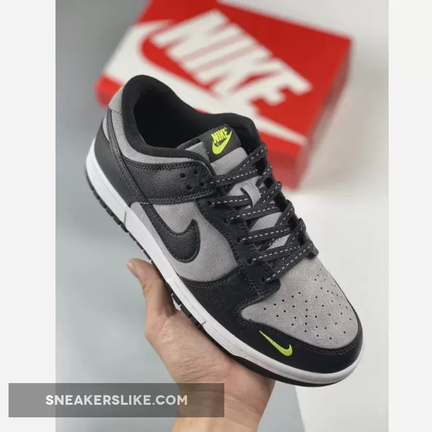 Restock Nike Dunk Low Black Neon Green FQ2205-001