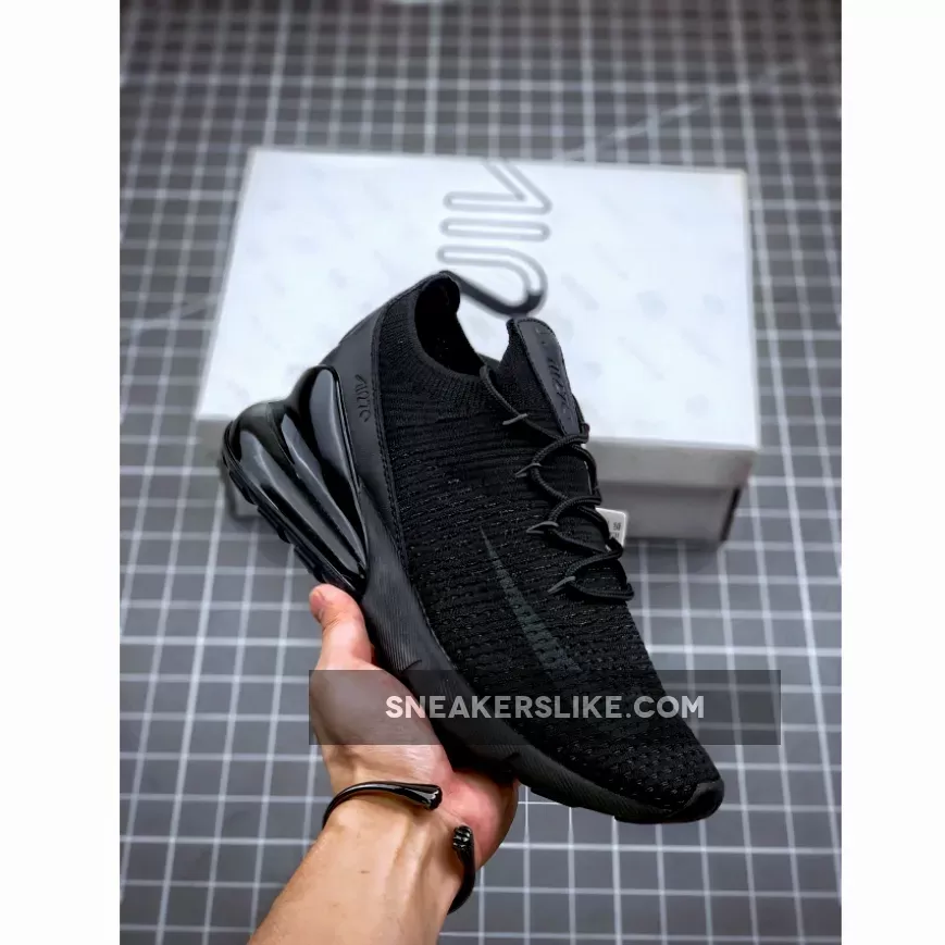 Nike Air Max 270 Flyknit Black AO1023-005 / air max 270 flyknit triple black