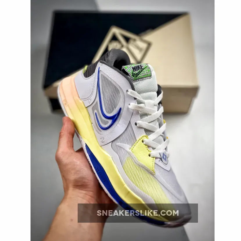 Nike Kyrie Low 5 White/Game Royal-Medium Ash-Citron Tint Kyrie 5 Low