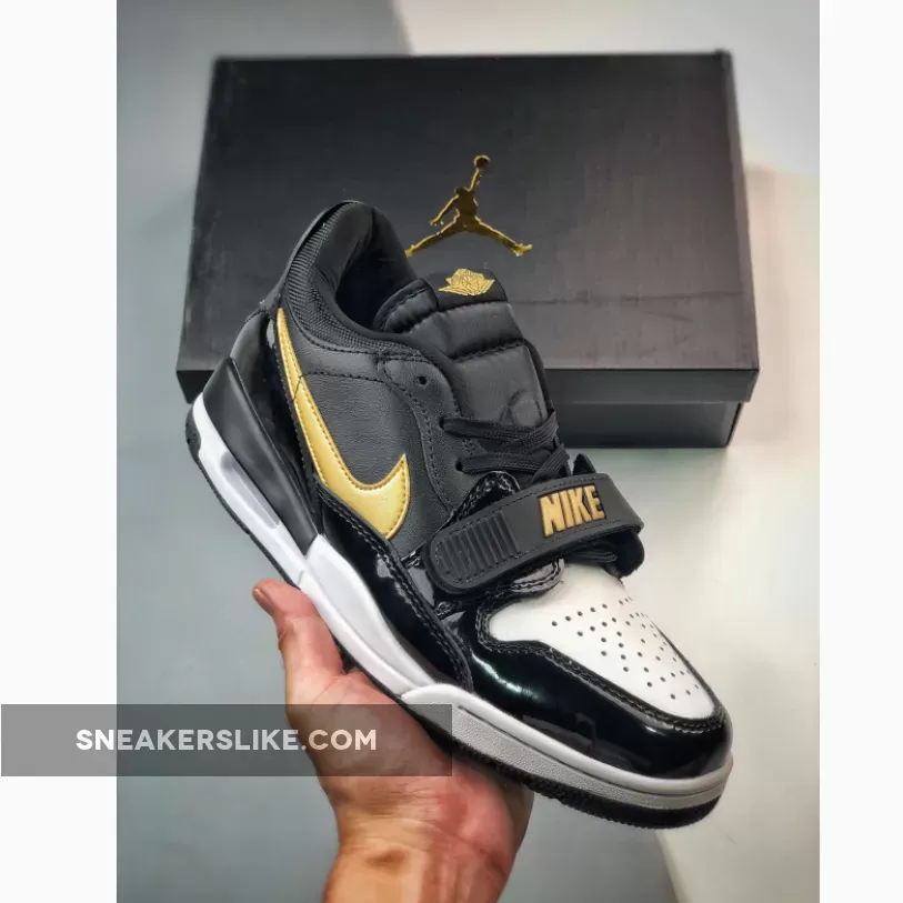 Jordan Legacy 312 Low Black Gold CD7069-071 Nike 312 Legacy