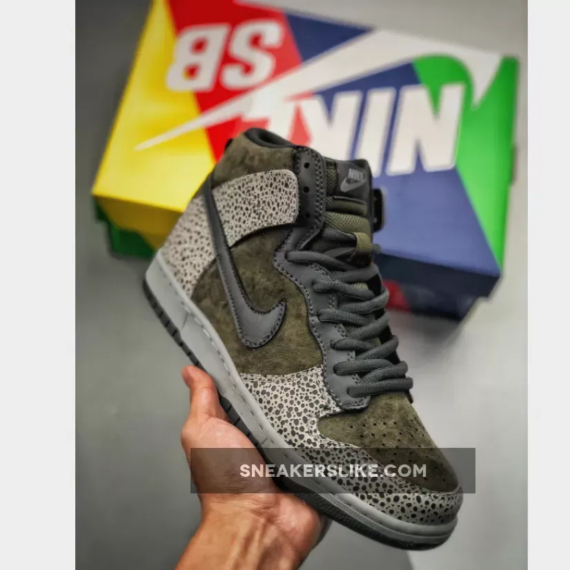 Nike SB Dunk High Borwn Black Cement New Releases
