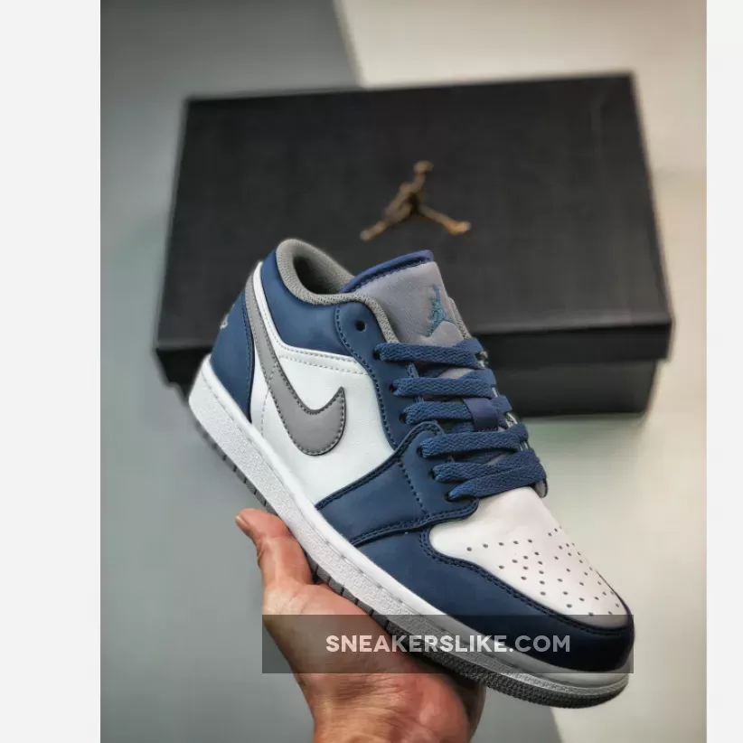 Air Jordan 1 Low True Blue 553558-412 / jordan low blue
