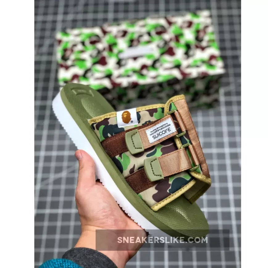 Suicoke X Bape ABC Kaw-Ape Green OG-081APE Online