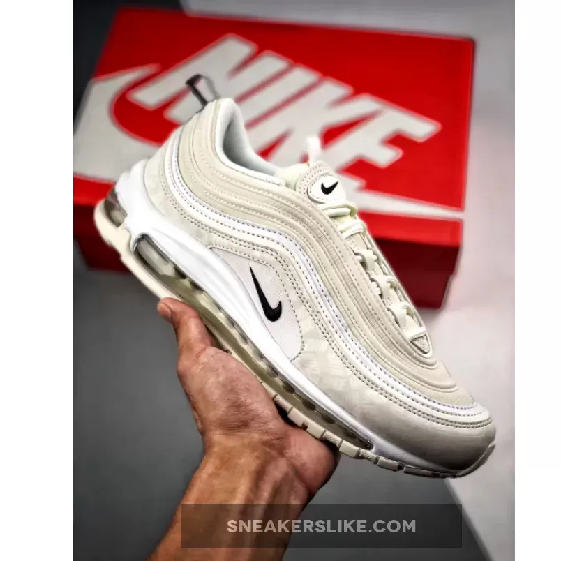 Nike Air Max 97 'Reflective Logo' Sail/Black/White AR4259-100 Outlet