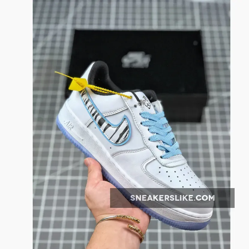 Nike Air Force 1 'White Tiger' White/Black-Multi-color Nike South Korea