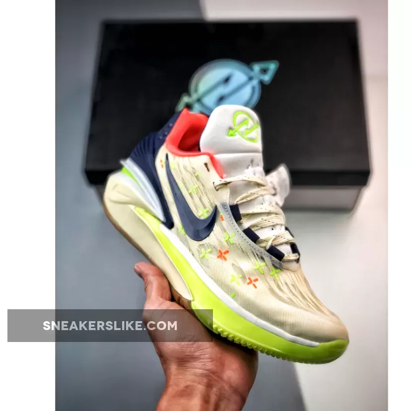 Nike Zoom GT Cut 2 Coconut Milk/Midnight Navy-White-Ghost Green FB1961-141 Brand New