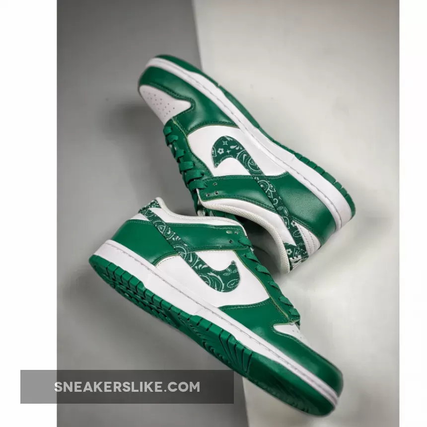 Nike Dunk Low Green Paisley For Womens DH4401-102 / nike dunk green paisley