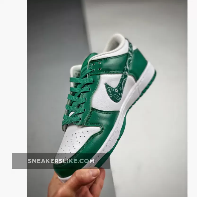 Nike Dunk Low Green Paisley For Womens DH4401-102 / nike dunk green paisley
