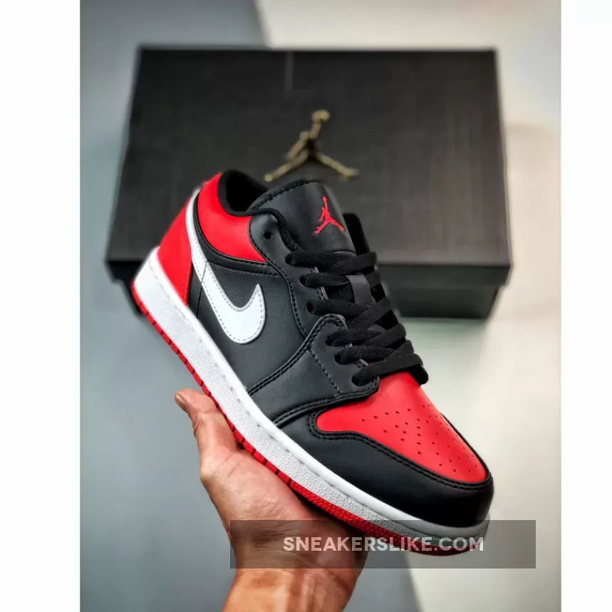 Air Jordan 1 Low 'Alternate Bred Toe' 553558-066 Outlet
