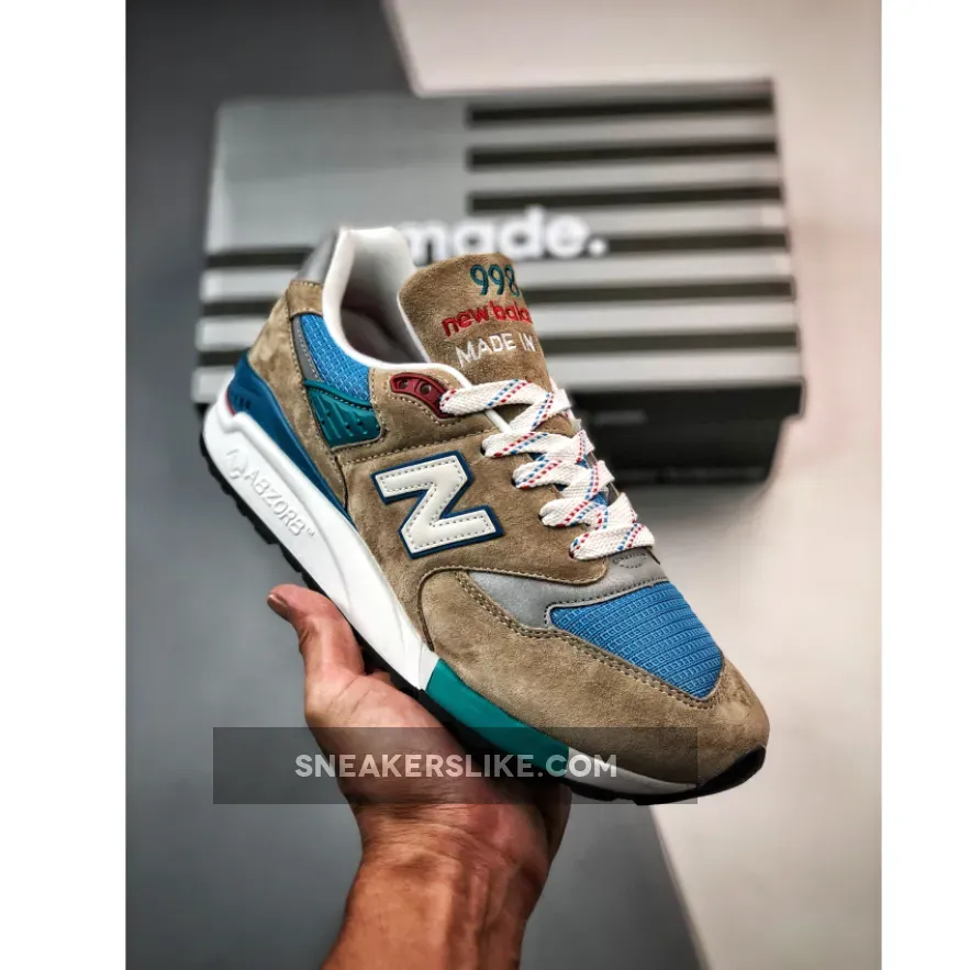 New Balance 998 'Classics' Sand/Blue-Teal M998CSB For Sale