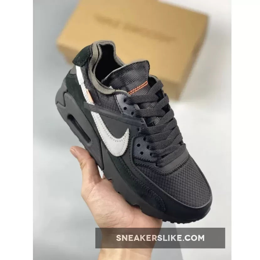 Air Max 90 Off White Black Off-White Nike Air Max 90 Black Toddler AA7293-001