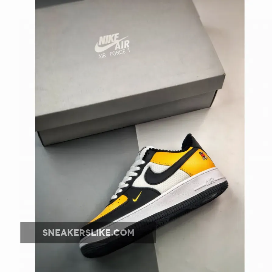 Nike Air Force 1 'Jersey Mesh' White/Gold-Black DQ7779-700 Air Force 1 Mesh