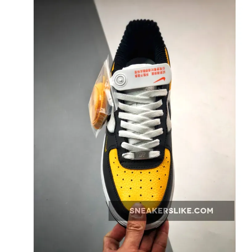 Nike Air Force 1 'Jersey Mesh' White/Gold-Black DQ7779-700 Air Force 1 Mesh