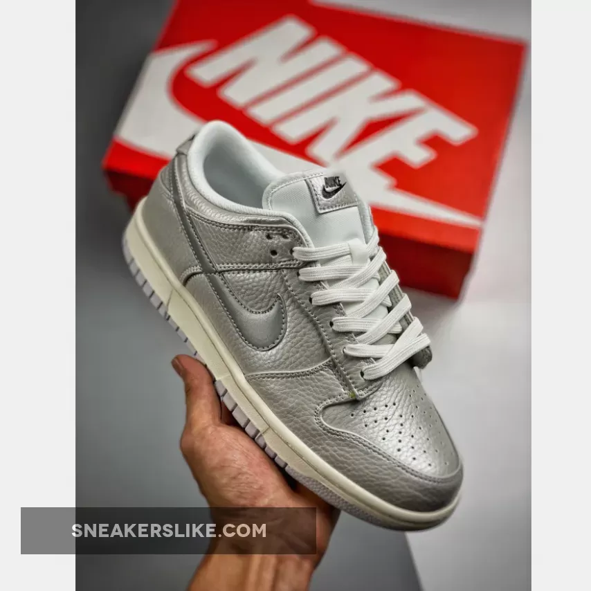 Nike Dunk Low Metallic Silver DX3197-095 - nike dunk metallic silver