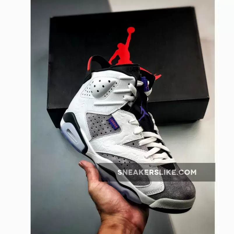 Air Jordan 6 LTR 'Flint Grey' CI3125-100 / air jordan flint 6