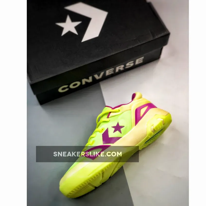 Converse G4 Low Hi-Vis Lemon Venom/Hyper Magenta/Volt