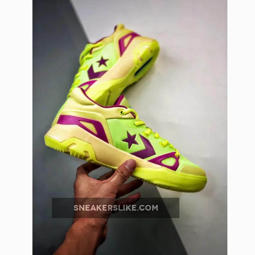 Converse G4 Low Hi-Vis Lemon Venom/Hyper Magenta/Volt