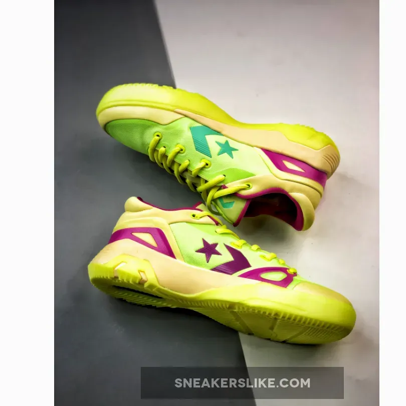Converse G4 Low Hi-Vis Lemon Venom/Hyper Magenta/Volt