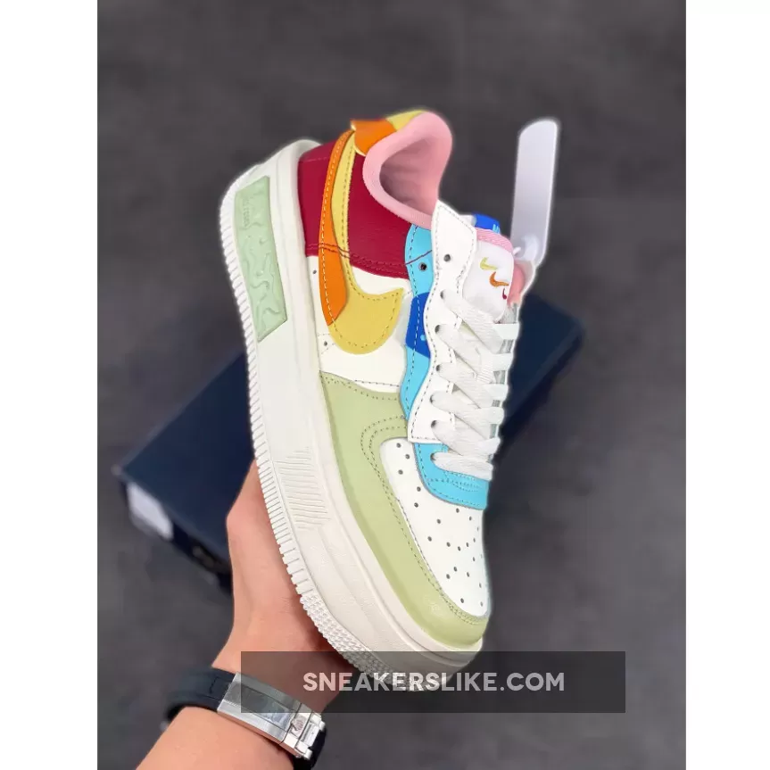 Nike Air Force 1 Fontanka Sail/Sunset/Pomegranate/Saturn Gold / air force 1 fontanka trainers