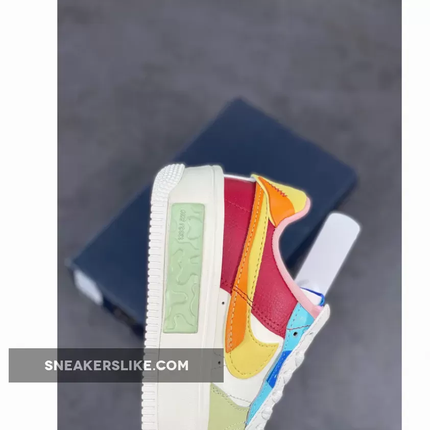 Nike Air Force 1 Fontanka Sail/Sunset/Pomegranate/Saturn Gold / air force 1 fontanka trainers