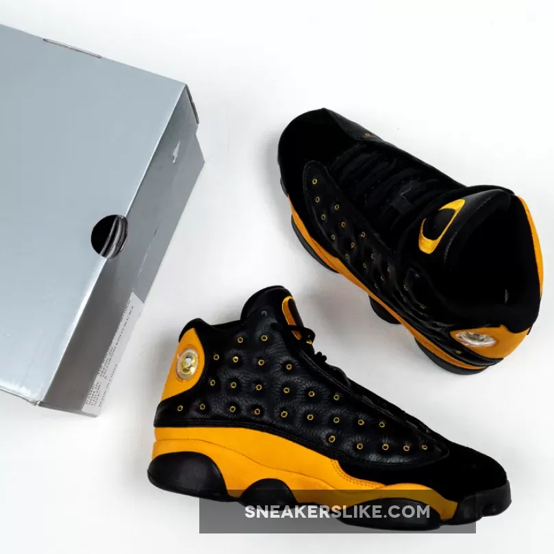 Air Jordan 13 PE Oregon 'Track and Field' Black Yellow - jordan 13 black yellow